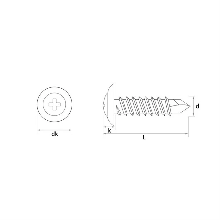 Wafer Head Self Drilling Screw for Metal suppliers